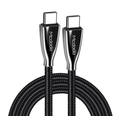 Imagem de Cabo carregador e dados 60W/3A USB Tipo C 2,0M Preto - MCDODO