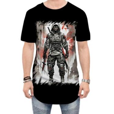 Imagem de Camiseta Longline Ciborgue Ninja Robô Espreita 13 - Kasubeck Store®, G