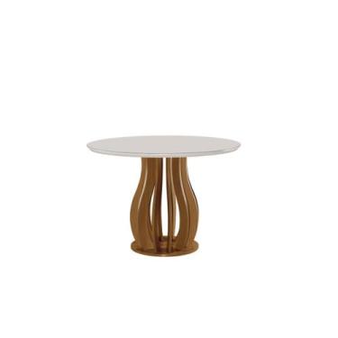Imagem de Mesa de Jantar Redonda 1,10 Nuance - Domus Móveis - LJ Móveis