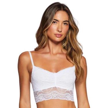 Imagem de Top Cropped Rendado Valisere 24197, Branco, M