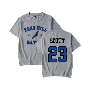Imagem de Camiseta Nathan Scott One Tree Hill Ravens 23 Tree Hill Tees TV Show M