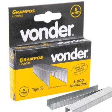 Imagem de Grampo 8 mm para grampeador GPE168 caixa com 1.000 VONDER