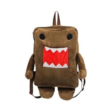 Imagem de Mochila De Pelúcia Domo Kun Marrom, Bolsa Mensageira Pequena E Fofa Pa