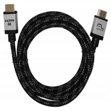 Imagem de Cabo Monitor HDMI M/M 3M Versão 2.0 4K  Material Rígido Banhado a Ouro