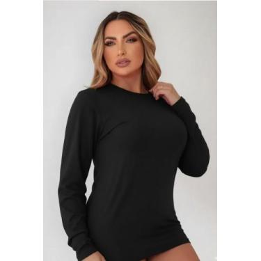 Imagem de Camiseta Proteção Uv Plus Size Praia Piscina Unisex La & Mar, Azul, 48