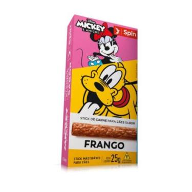 Imagem de Petiscos Spin Disney Pixar Mickey Para Cães Sabor Frango 25g - SpinPet
