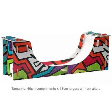 Imagem de Skate de dedo half brincadeira de criança