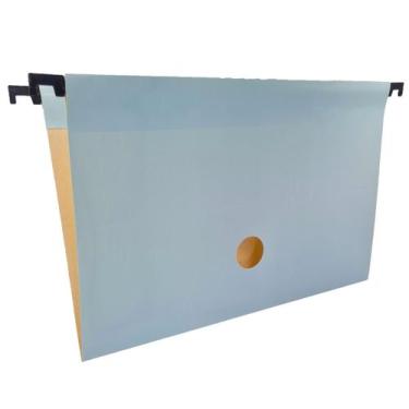 Imagem de Pasta Suspensa Colorida Caixa C/ 50 Unidades - TP Pastas, Azul Pastel