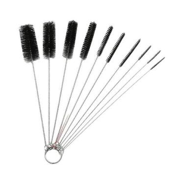 Imagem de Escova De Limpeza De Tubos De Aquário De 155cm Com Ponta Dupla E Mola 