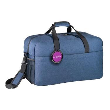 Imagem de Bolsa Esportiva Eco com Bolsos Externos Soft TopGet, Azul