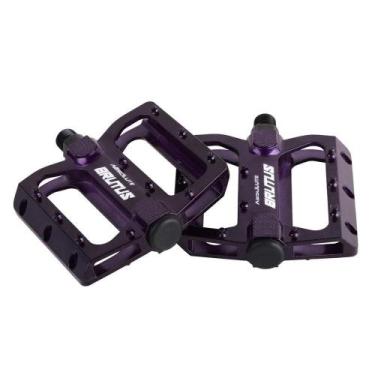 Imagem de Pedal Brutus Plataforma Flat BMX / MTB / DH / Enduro 9/16 Bike Alumíni