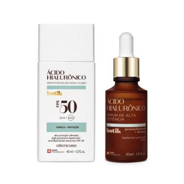 Imagem de Combo Botik Ácido Hialurônico: Protetor Solar FPS 50 40ml + Sérum Faci