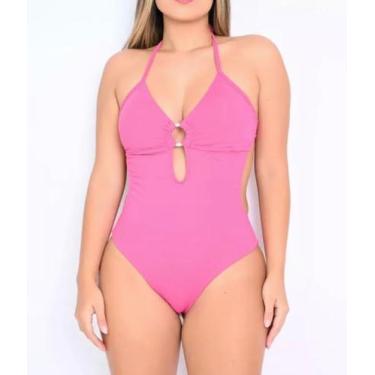 Imagem de Maiô Feminino Modelo Liso Body de Praia - .