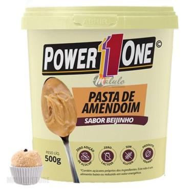 Imagem de Pasta de Amendoim Power1One Beijinho 500g - Power 1One