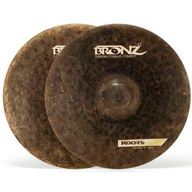 Imagem de Chimbal Bronz Cymbals Roots Formula Hihat 16 em Bronze B20 by Odery BR