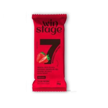 Imagem de Barra Proteica de Morango Sem Açúcar Sem Glúten Winstage 54g