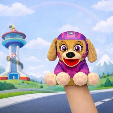 Imagem de Fantoches Patrulha Canina 28cm Liberty Marshall Chase e Skye, Skye