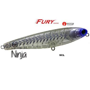 Imagem de Isca Ninja 85 Artificial para pesca da Fury Fishing 8,5cm, Scl, Ninja 