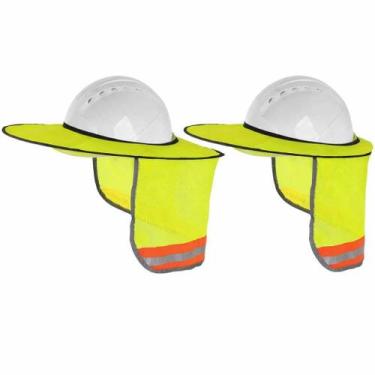 Imagem de Protetor solar para capacete Yudaxsafe com faixa refletiva para pescoç