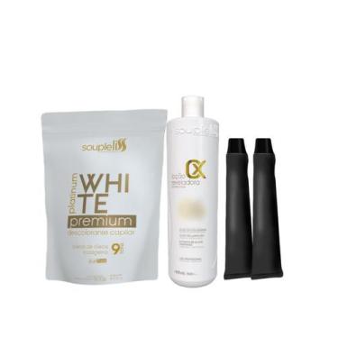 Imagem de Kit 1 pó branco + 1 ox souple liss +coloração, ox06