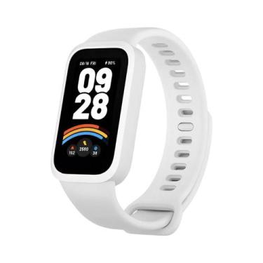 Imagem de Relógio Esportivo Xiaomi Smart Band 9 Active 1.47 Branco Rosa Preto Ca