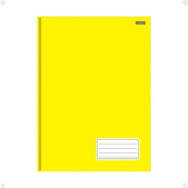 Imagem de Caderno Brochura 1-4 48 Folhas São Domingos Capa Dura Papel 1 Amarelo