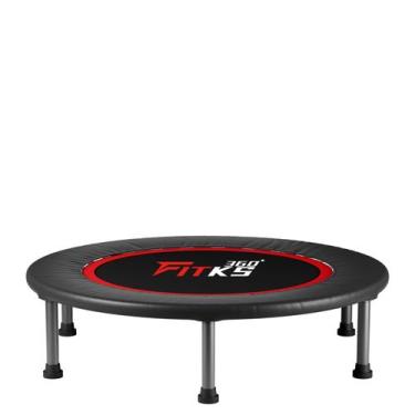 Imagem de Trampolim FITKS360 Dobrável 102 cm para Uso Interno e Externo Suporta 