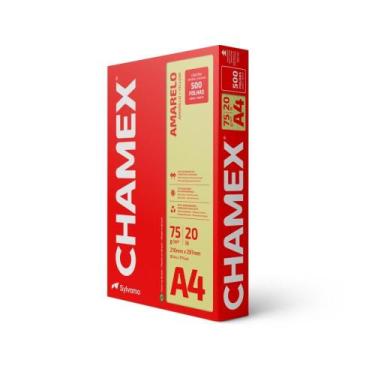 Imagem de Papel Sulfite A4 Colorido Chamex 75G Amarelo PACOTE/500 - Internationa