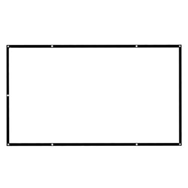 Imagem de Kesoto Tela de projeção portátil dobrável de 60 a 150 polegadas 16:9/4:3 filmes para ambientes internos e externos - 120 polegadas (240 x 180 cm) 4:3