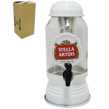 Imagem de Cervejeira Chopeira De Vidro Tampa Aluminio Stella Artois - Alumibon