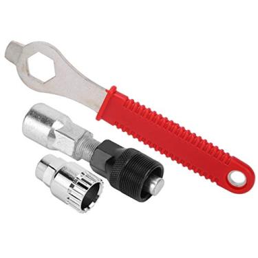 Imagem de Keenso Ferramenta de remoção de manivela de bicicleta, extrator de manivela de bicicleta, para qualquer suporte inferior de 20 dentes, ferramenta universal de remoção de manivela de bicicleta