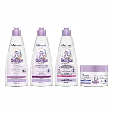 Imagem de Kit Arvensis Cachinhos (Sh+Cond+Ativador Ondulados+Máscara2x1)