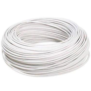 Imagem de Fio Cabo Flexível 4Mm Branco - 50 Metros