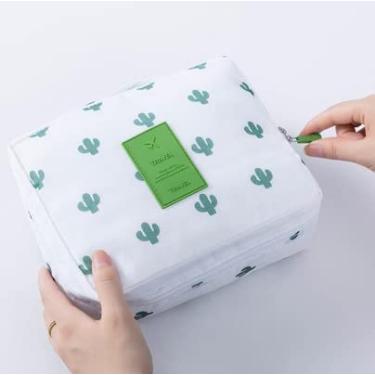 Imagem de Necessaire Organizador Viagem Mala Mochila Viagem (Cacto)