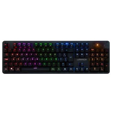 Imagem de Warrior Dunky Teclado Gamer Mecanico Switch Blue, Led Rainbow - TC248