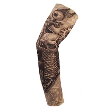 Imagem de 1 peça mangas de braço de proteção ao ar livre golfe esportes caminhadas equitação manga tatuagem braço completo equipamento de equitação mais quente, x65