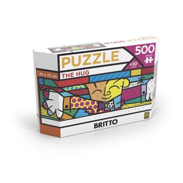 Imagem de Puzzle 500 peças Panorama Romero Britto The Hug - Grow