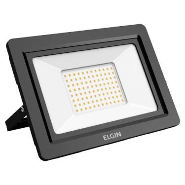 Imagem de Refletor Led 100W 6500K Branca Elgin - 48Rpled100g0