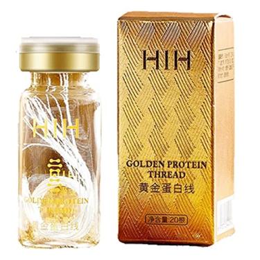 Imagem de lifting facial | Fio Peptídeo Proteico Nutritivo - 20 peças Proteína Silk Bring Young Luster Absorvível Hidratante Beleza Levantar Linha Gola Inferior para Mulheres Meninas Visn