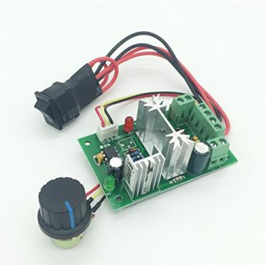 Imagem de Bringsmart Controlador de velocidade do motor CCM6N DC PWM 6V-30V Velocidade variável 6A Positiva Inversão Mini Switch Controlador (controlador de velocidade)