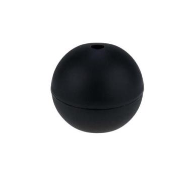 Imagem de Forma De Gelo Para Bebidas Weck Esfera 6cm Silicone Preta