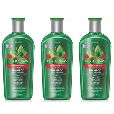 Imagem de Phytoervas Fortalecimento Total Shampoo 250ml (Kit C/03)