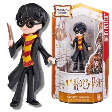 Imagem de Harry Potter Boneco Magical Minis - Figura Harry 7 Cm Sunny
