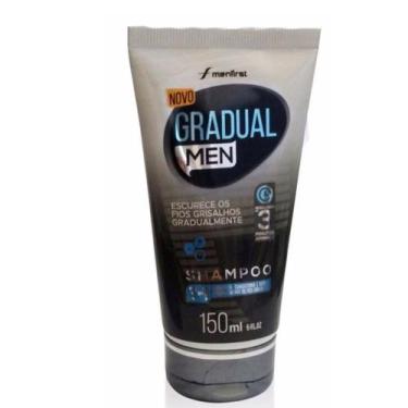Imagem de Shampoo Restaurador Decabelos Grisalhos Gradual Men 150M - Menfirst