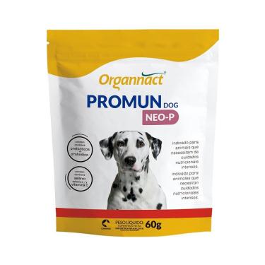Imagem de Suplemento Vitamínico Mineral Organnact Promun Dog Neo-P - 60 g