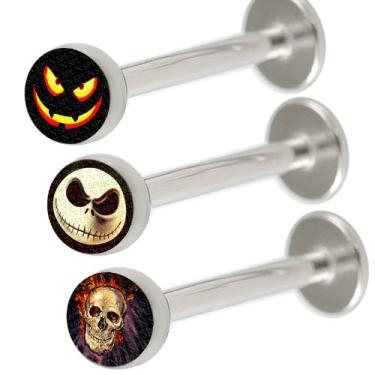 Imagem de Body Jewelery 16 g 16 Gauge 1,2 mm 5/16 8 mm Aço Monroe Anel labret Brinco barra de orelha lote BBHG Corpo Piercing Joia 3 peças