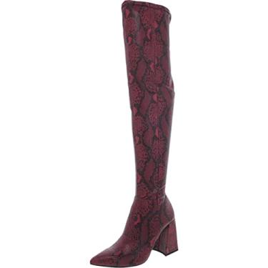 Imagem de Steve Madden Womens Experience Over-The-Knee Boots Red 5 Medium (B,M)