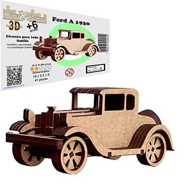 Brinquedo Quebra Cabeça 3d Caminhão Man Mdf Classic