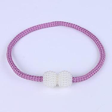 Imagem de suportes de cortina design de corda grossa sem perfurações fivela de cortina acessórios de alça de cortina acessórios de cortina de corda amarrada, t13,1 pcs