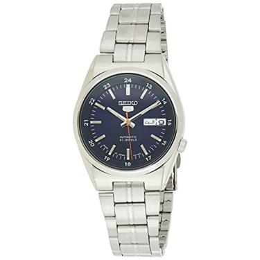 Imagem de SEIKO 5 automáticos fabricados no Japão SNK563J1, Branco, Moderno